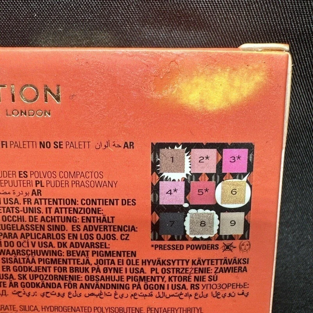 BATMAN & Makeup Revolution Harley Quinn Pressed Eye Shadow Palette Halloween
